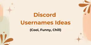 Discord Usernames Ideas
