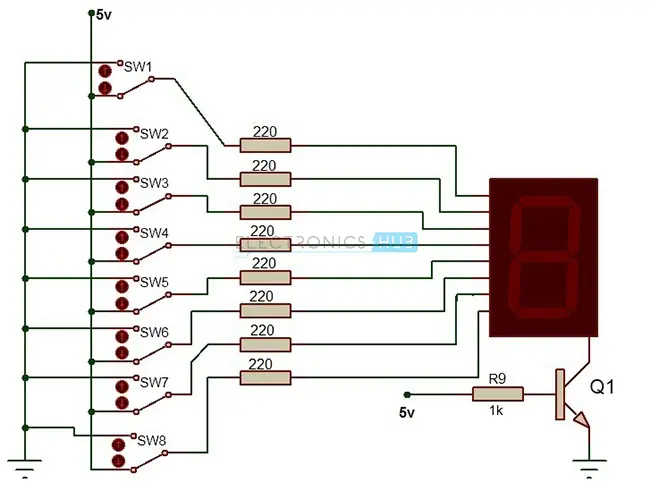Driving using transistors