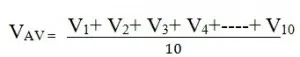 : Average voltage of an AC 