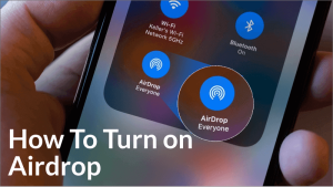 How To Turn on Airdrop