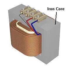 inductor with iron core