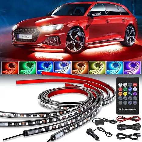 Nilight Underglow Neon Accent Strip Lights