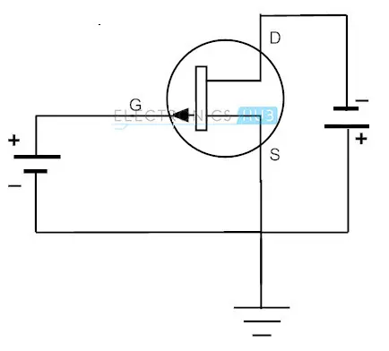 P Channel JFET as a Switch Circuit