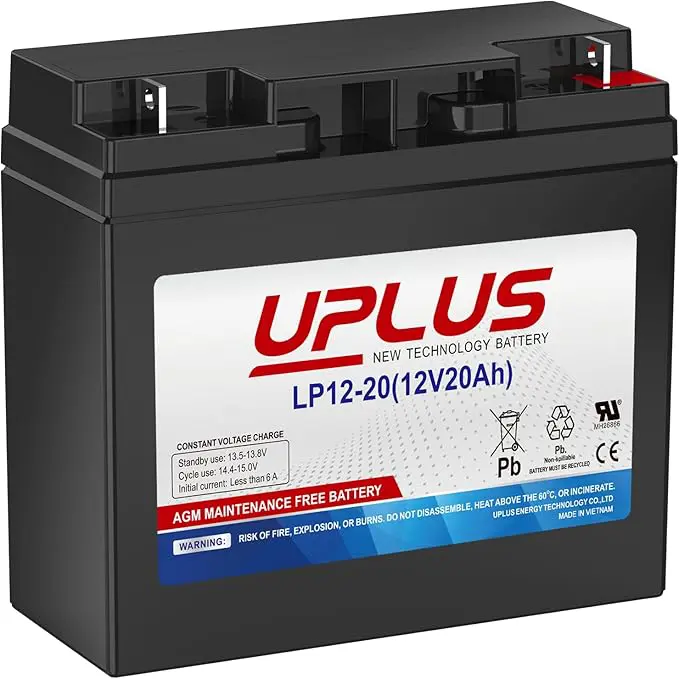 UPLUS 12V 20Ah Deep Cycle Battery